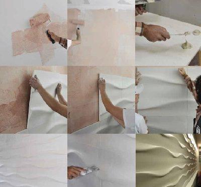 rivestimento 3d posa in opera (di 3d surface)